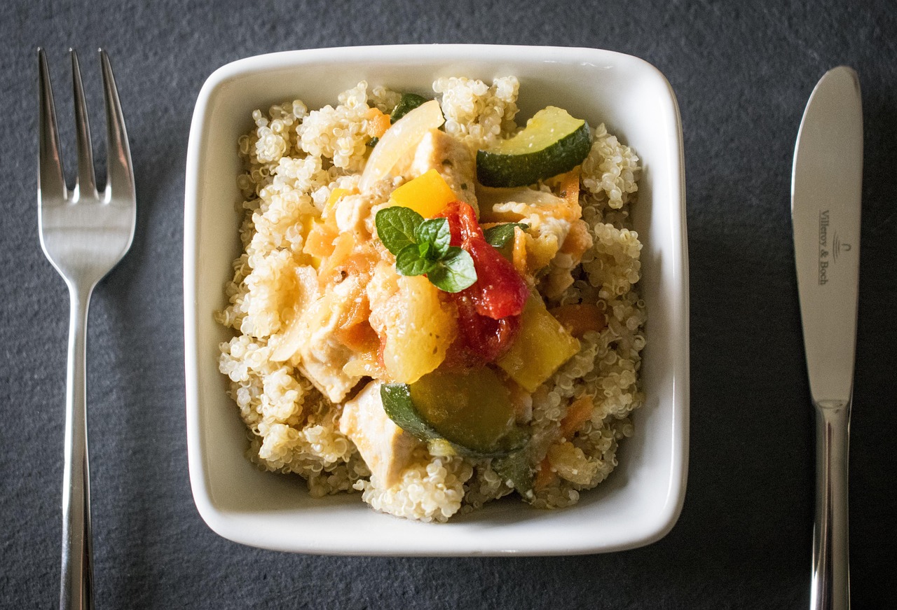 Gentle Lemon Chicken Quinoa Power Bowl